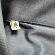 Chemise Ingram 2XL Bleu Uni 100% Coton Neuve Sans Étiquette Italie