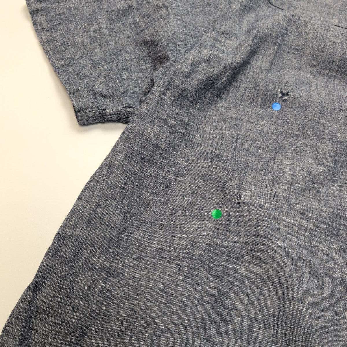 Chemise Patagonia Western XXL Bleu Marine Chanvre Coton Vintage Rare Mch courtes