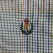 Chemise Chaps Ralph Lauren L carreaux Made in USA shirt button down écusson