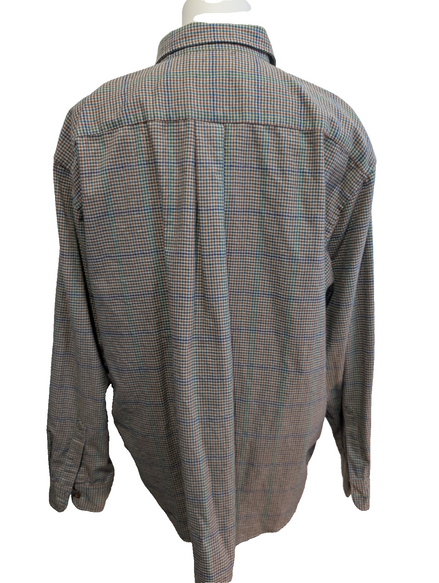 Chemise L.L.Bean T.XXL TALL Flanelle Épaisse Vintage Carreaux MULTICOULEUR