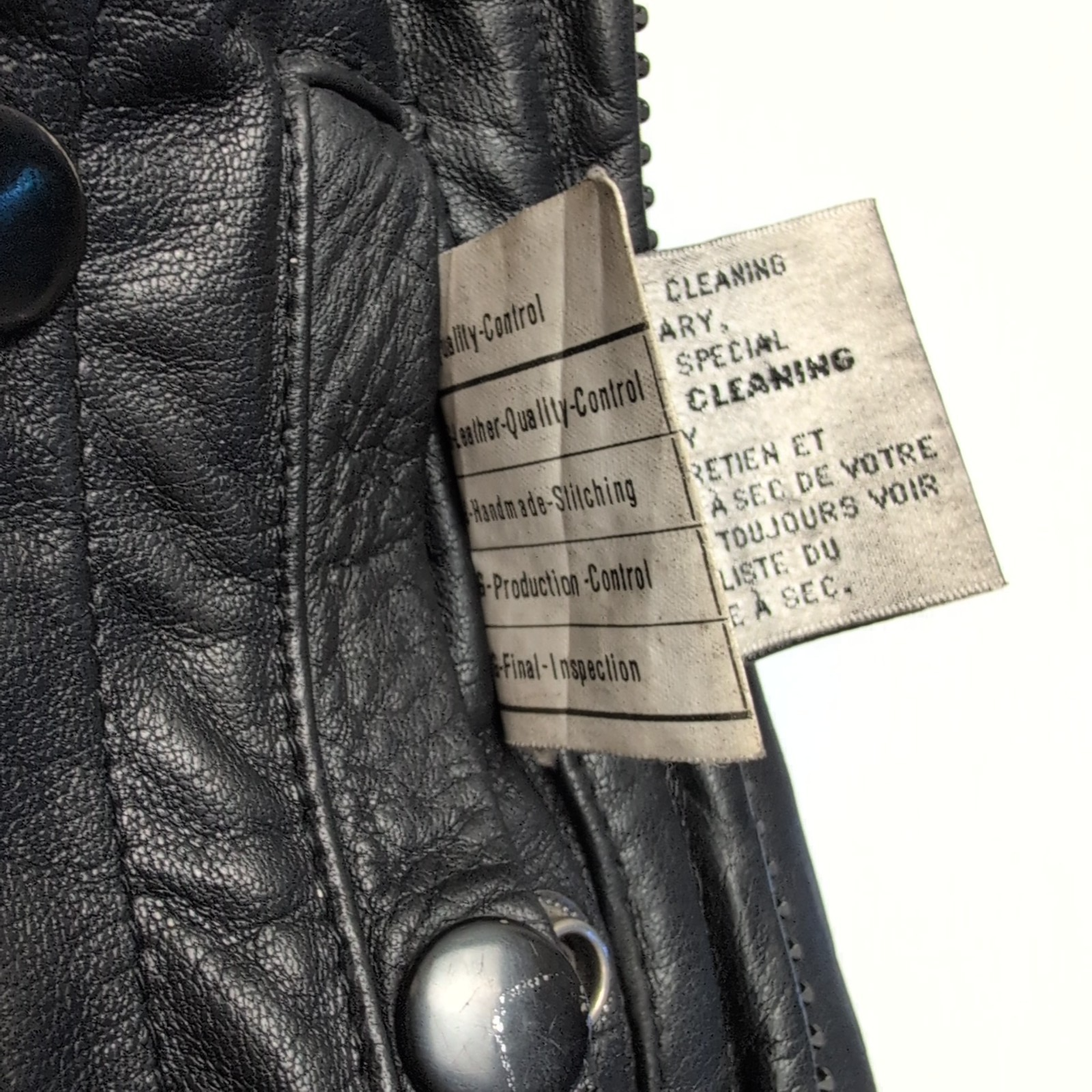 🏍️ FIRSTGEAR HEIN GERICKE Blouson Cuir Noir MOTO Biker Zippé TALL L/XL |42c
