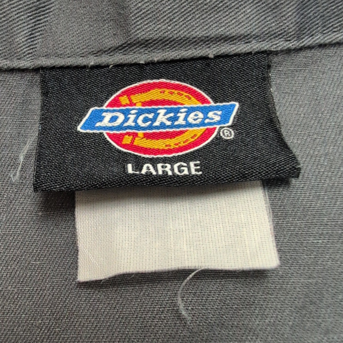 Chemise Dickies L Noir Gris Manches courtes 2 Poches Workwear Poche Stylo