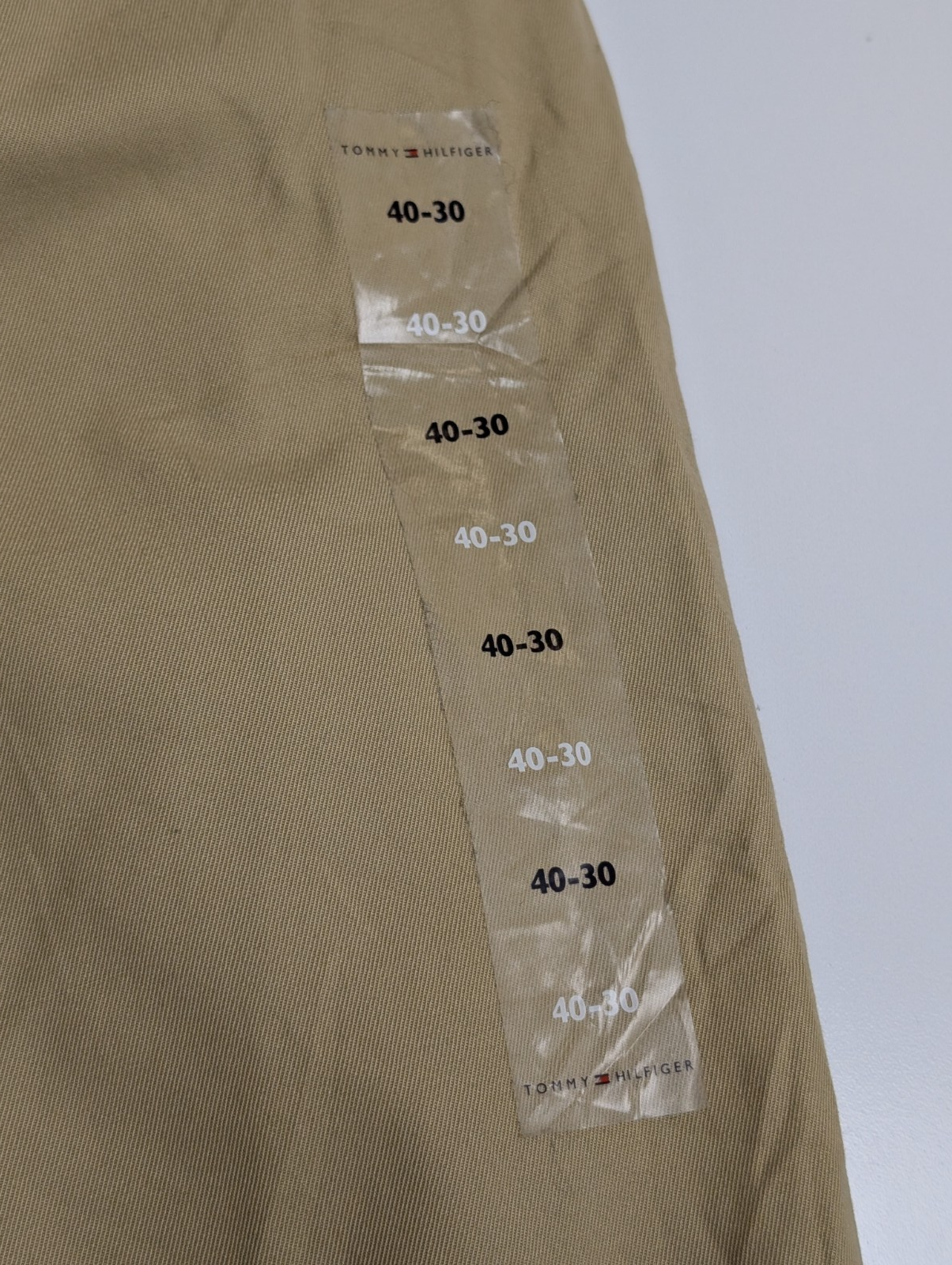 Pantalon Chino TOMMY HILFIGER Beige 🏷️ NEUF AVEC ÉTIQUETTE 🏷️ Taille W40 L30