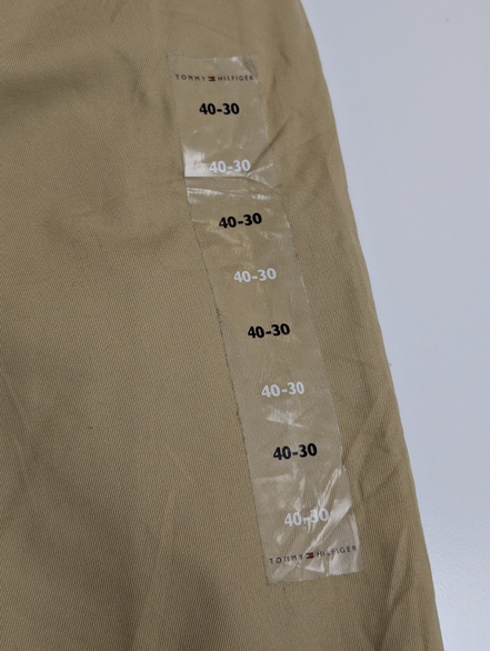 Pantalon Chino TOMMY HILFIGER Beige 🏷️ NEUF AVEC ÉTIQUETTE 🏷️ Taille W40 L30