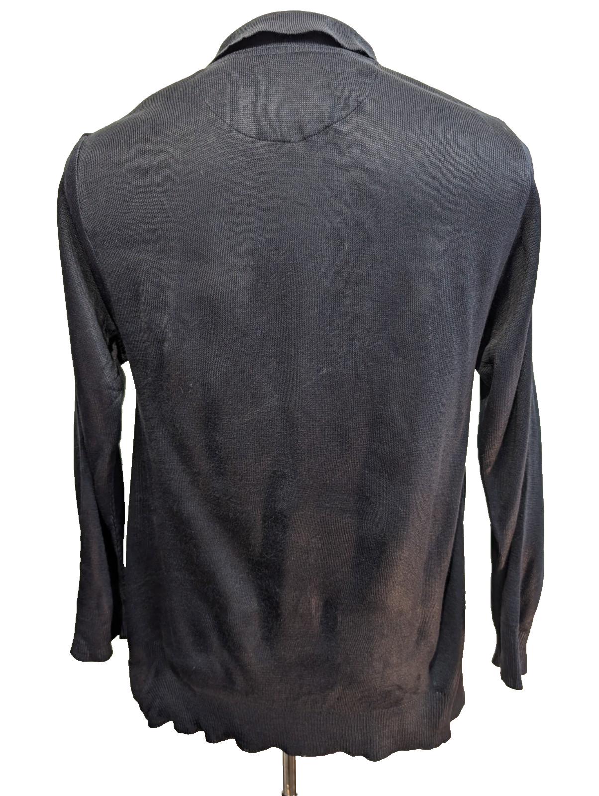 Pull Paul & Shark Yachting Vintage Bleu Marine Foncé Col Zippé - Taille M