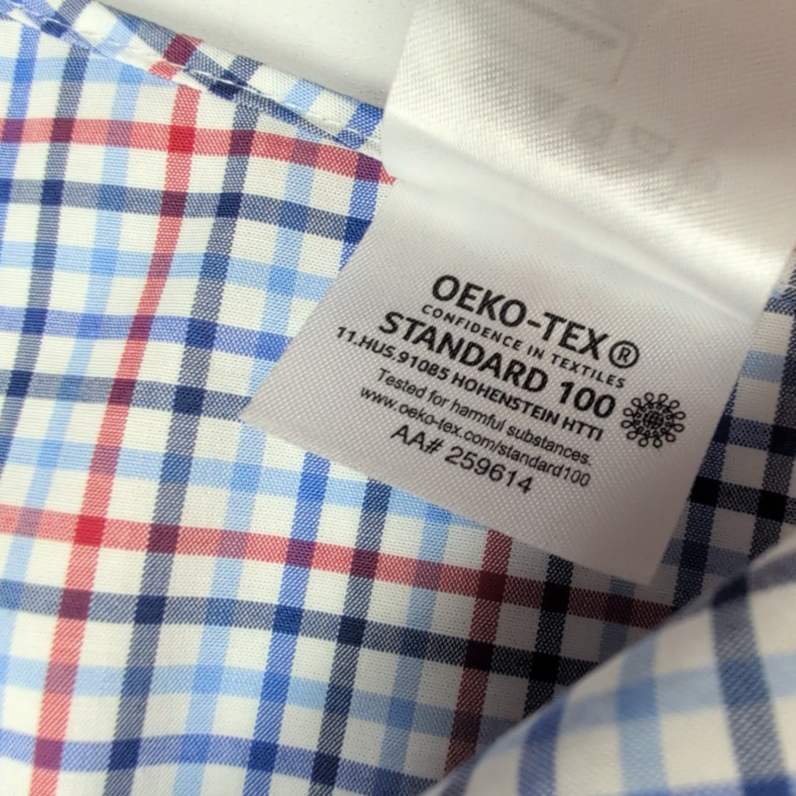 Chemise Lauren Ralph Lauren XXL Bleu Blanc Rouge Carreaux Coton Sans Logo