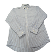 Chemise CHAPS à rayures bleues taille M/L #128e