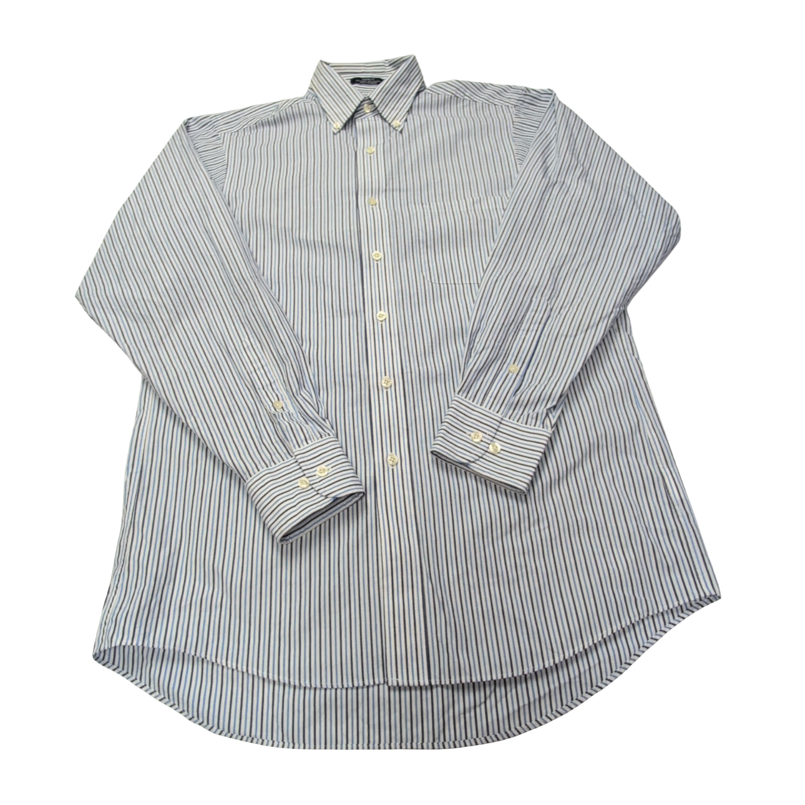 Chemise CHAPS à rayures bleues taille M/L #128e