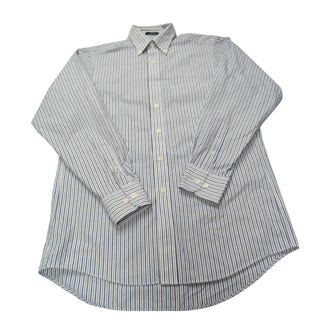 Chemise CHAPS à rayures bleues taille M/L #128e