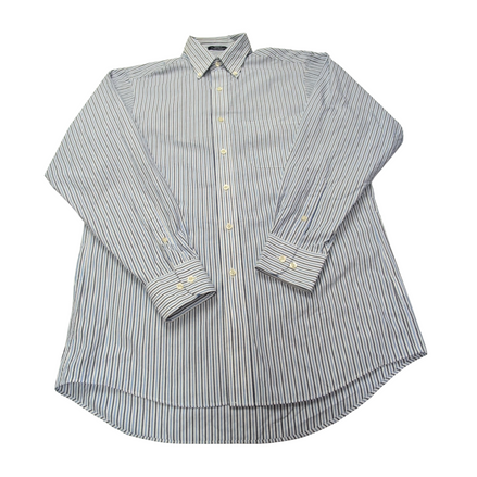 Chemise CHAPS à rayures bleues taille M/L #128e
