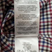 Chemise RALPH LAUREN Classic Fit Coton Stretch Vichy Rouge Bleu - Taille XS