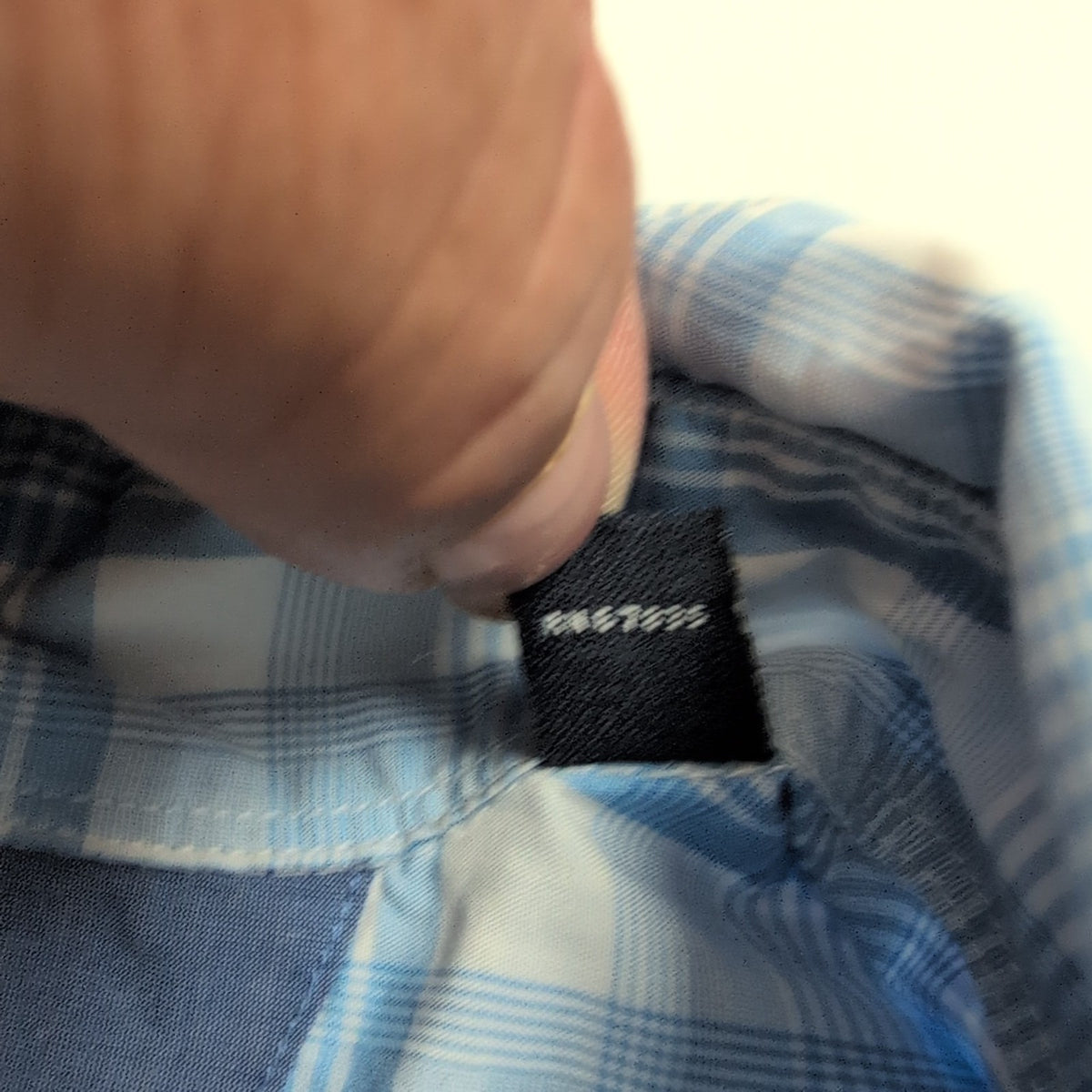 Chemise nautica bleu à carreaux Manche courte Taille XL Une poche logo bred bleu