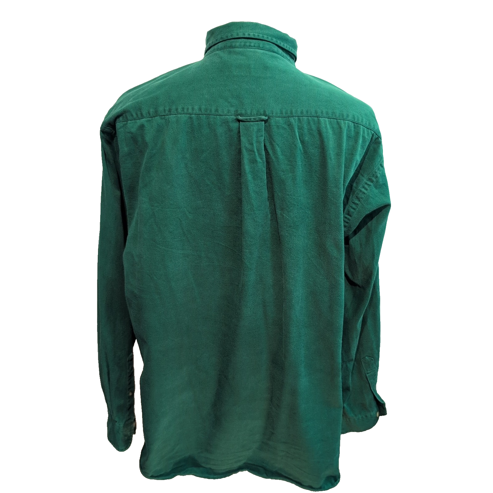 Chemise Nautica XL Vert Vintage 100% Coton Épais Made USA Island