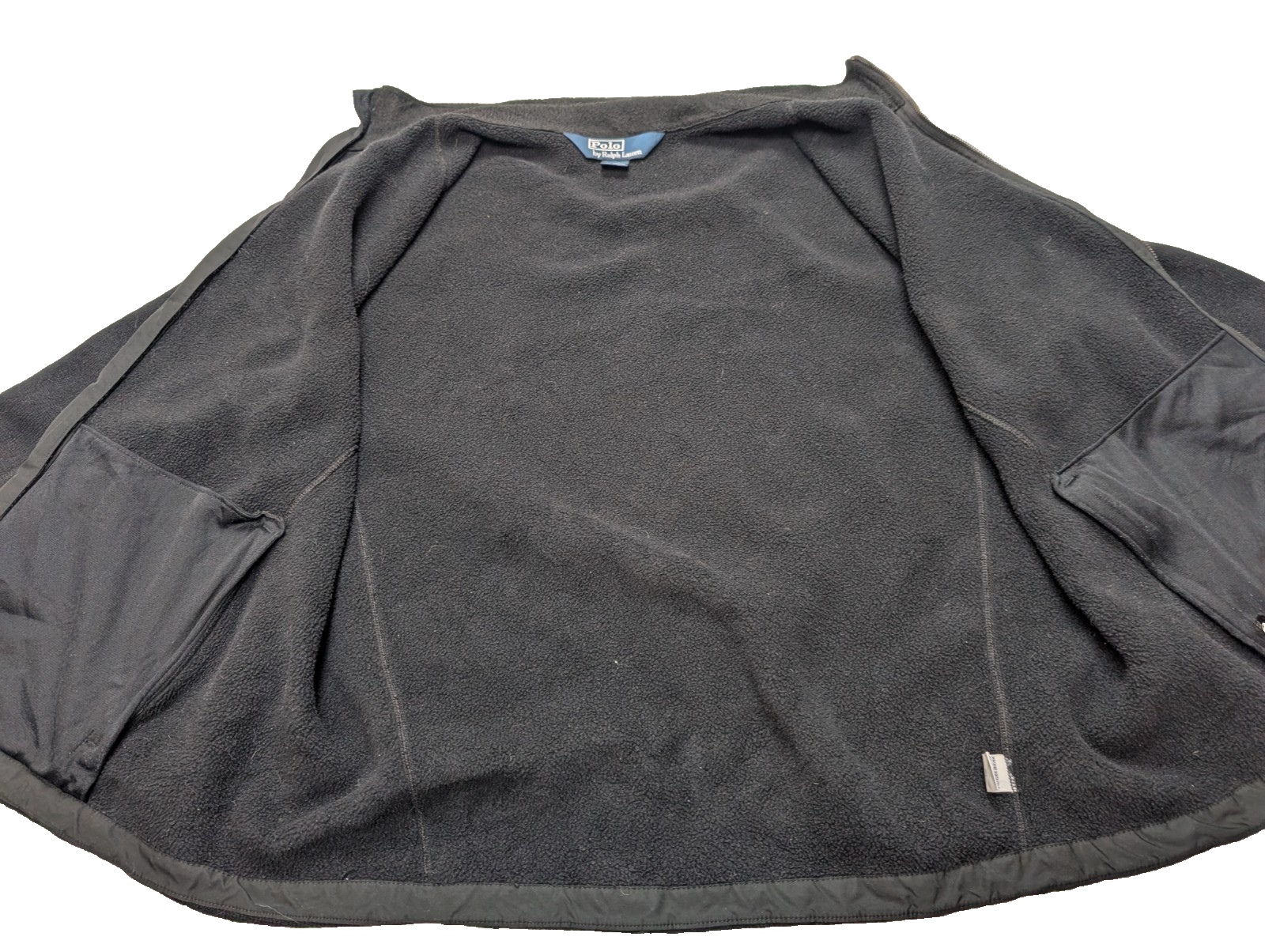 Polo Ralph Lauren Veste Polaire Noire Zippée XL Doublure Chaude