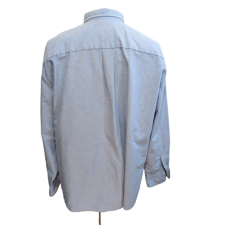 Chemise Dickies XXL 3XL Bleu Uni Coton Polyester Made in Mexico manches longues