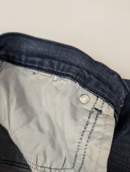 Jean Levi's Femme Bleu Denim Ultra Stretch W25 T34 36 Authentique