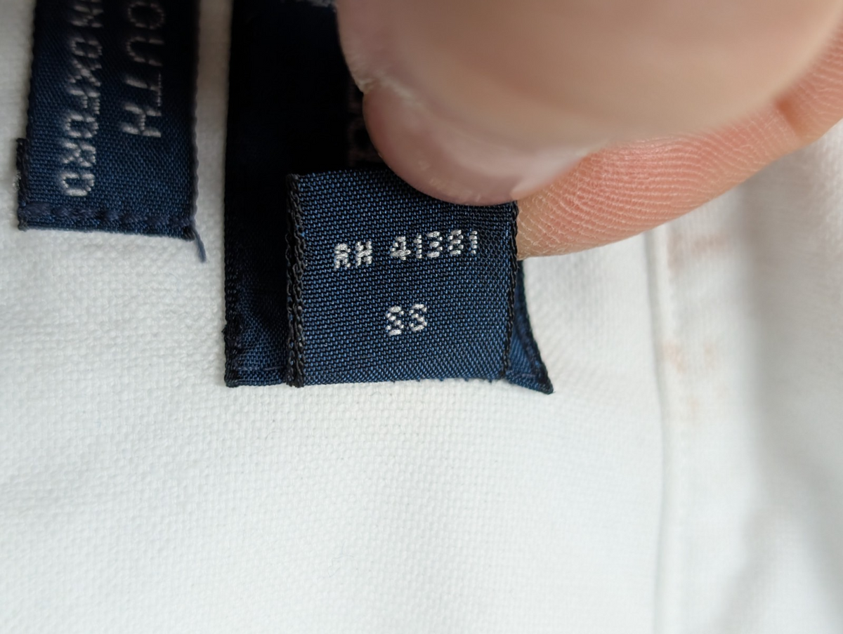Chemise Polo Ralph Lauren Shirt Yarmouth XL XXL Oxford Blanche Logo Button Down