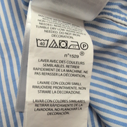 Chemise Ralph Lauren Taille M Classic Fit Bleu Rayures Coton Logo Bleu Marine