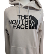 The North Face Sweat à Capuche Blanc - Logo Noir Frontal - Taille M Femme