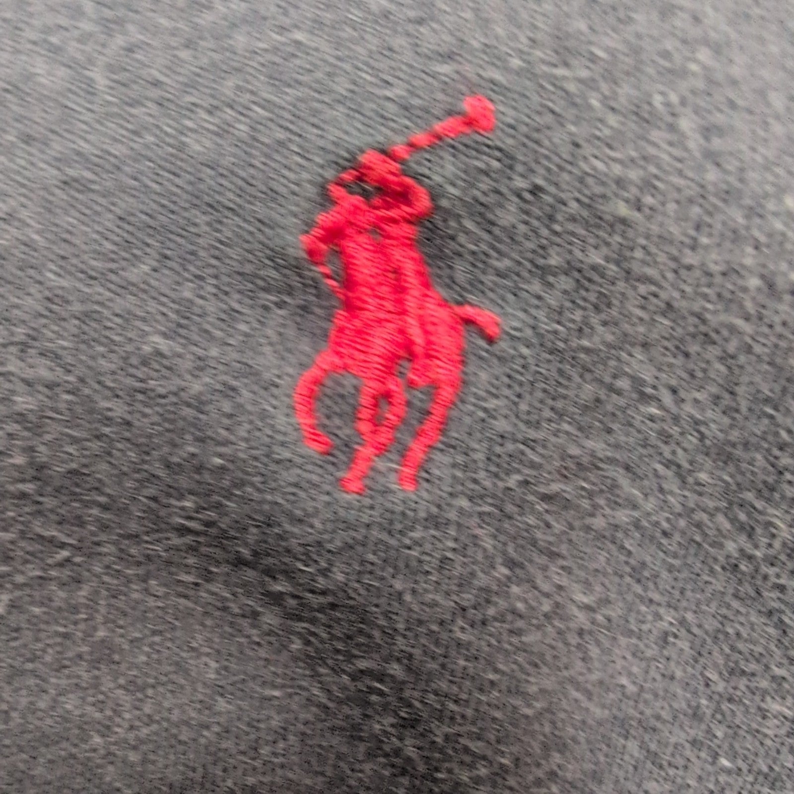 Polo Ralph Lauren Homme L Bleu Marine Logo Rouge Polo Manches Courtes