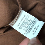 Robe Kéawa L Marron Chocolat Noir Manches Longues Brodée Neuve Étiquette