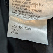 Sweat à Capuche Calvin Klein Noir - Logo Or & Blanc - Taille M