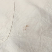 Chemise Hawaïenne Tommy Bahama XL 100% Soie Blanche Palmiers Boutons Bois