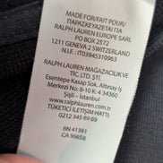 Veste à capuche Polo Ralph Lauren bleu marine zippé grand logo XL XXL
