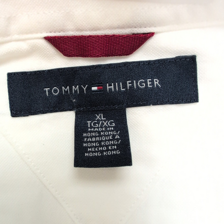 Chemise Tommy Hilfiger Blanche 1 poche Taille XL / XXL Vintage