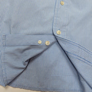 Chemise CHAPS bleu à rayures taille L #257ms