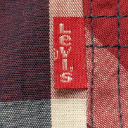 Chemise Levi's à Carreaux Bordeaux Bleu Marine et Blanc - Taille M