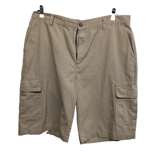 Short Dickies Cargo Beige Homme W38 Multi Poches Coupe Droite Très Bon État