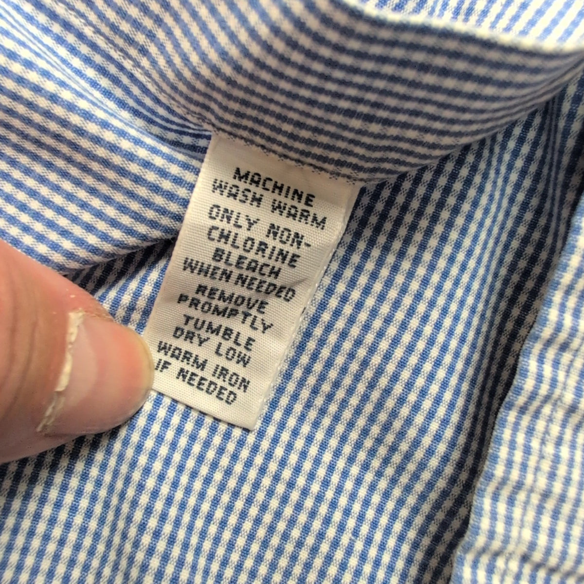 Chemise Ralph Lauren XXL Custom Fit Bleue Carreaux 100% Coton