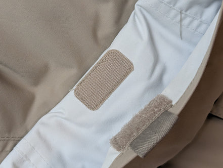 Blouson Pare-Pluie Étanche DECATHLON Beige Crème - Taille M - Capuche État Neuf
