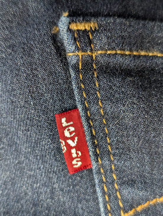 Jean Levi's 505 Femme Bleu Coupe Droite Ultra Stretch W32 L32 Classique