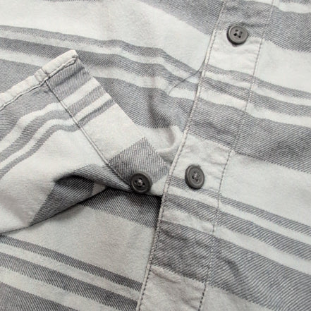 Chemise Columbia Omni Wick L Gris Rayures Manches courtes 100% Coton