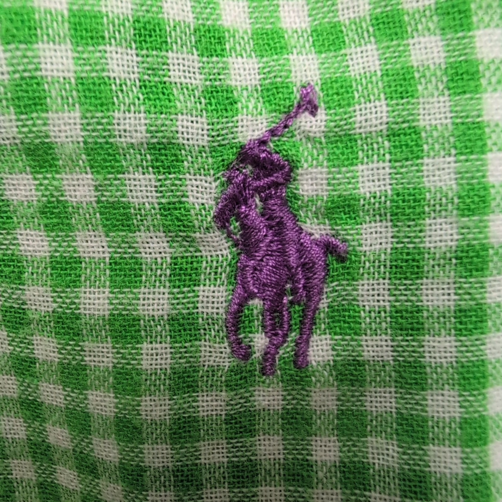 Chemise Ralph Lauren M Verte Carreaux Chaude Doublée Double Épaisseur