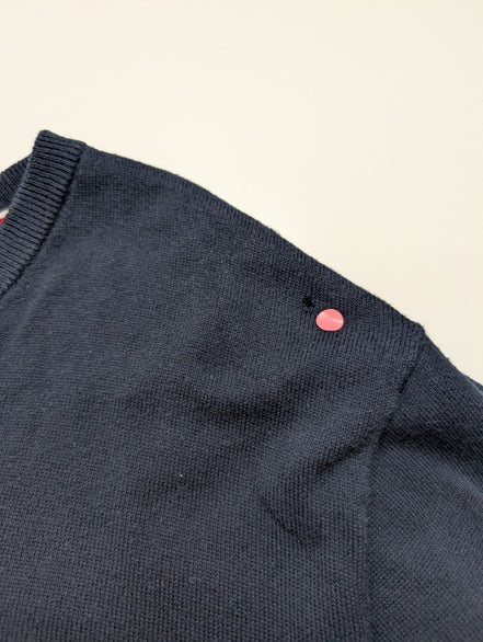 Pull Tommy Hilfiger Bleu Marine Motif Losanges - Taille XXL (XLTG)