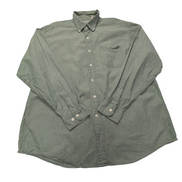 Chemise L.L. Bean verte uni 2 poches taille L