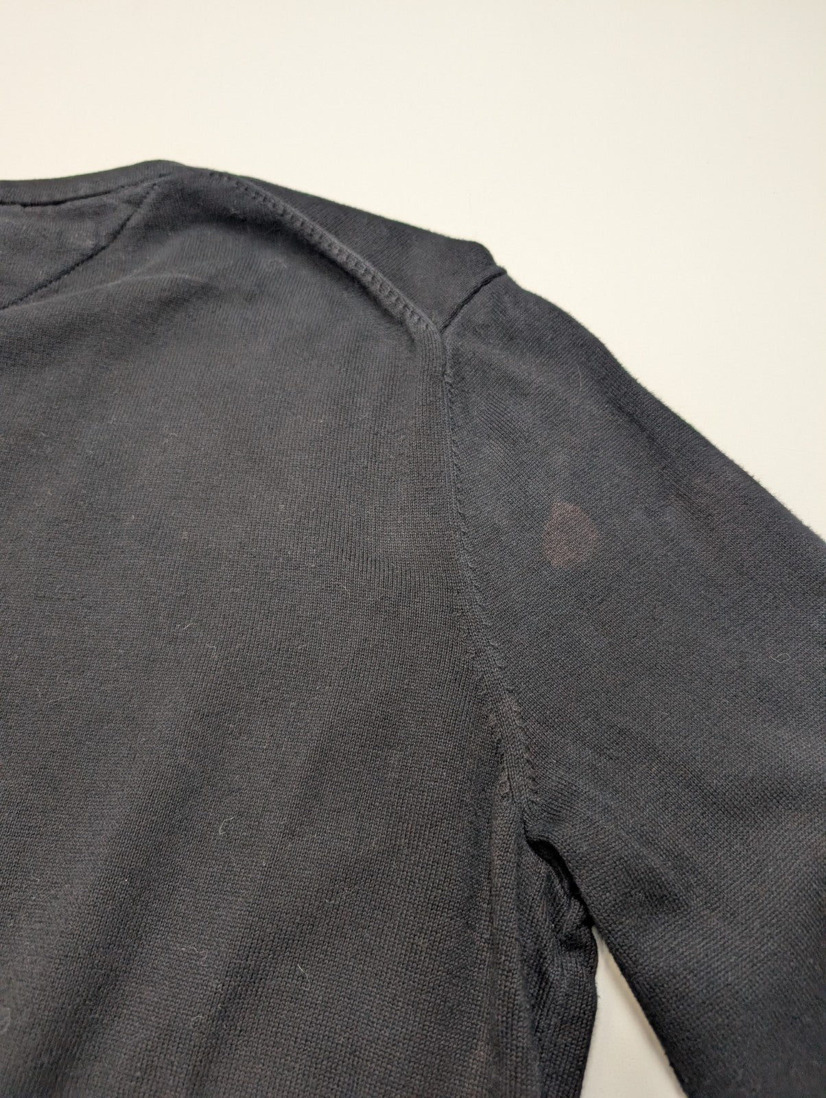 Pull Tommy Hilfiger Homme Col Rond Noir Profond - Taille M