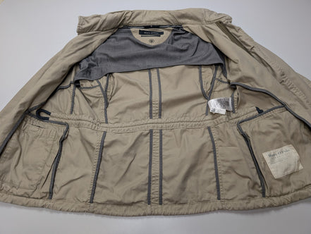Marc O'Polo Veste Blouson Coton Crème Beige M Capuche Col Field Jacket | 313BSR