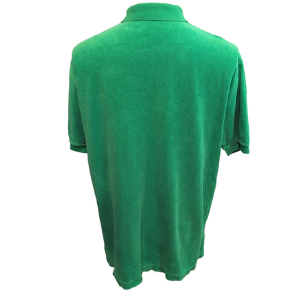 Polo Ralph Lauren Homme L Vert Clair Logo Orange Polo Manches Courtes