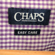 Chemise CHAPS à carreaux violet taille L #192e