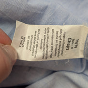 Chemise Chaps manches longues bleu uni taille M #238msch