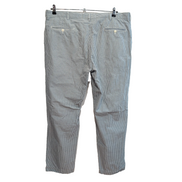 Pantalon Chino Polo Ralph Lauren W40 L32 Seersucker Rayé Bleu