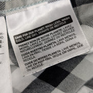 Chemise Levi's Western Noir et Blanc Carreaux Pressions Nacrées - Taille L