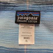 Chemise Patagonia bleue à carreaux manches courtes taille XL #277msch