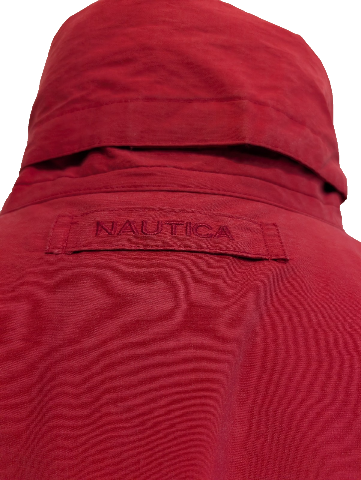 NAUTICA Veste Imperméable Coupe-Vent XXL Rouge Logo Brodé | 315BSR