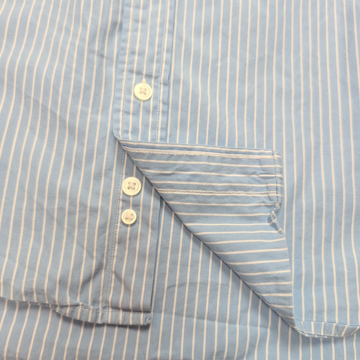 Chemise Polo Ralph Lauren Polo Jeans Company XL Bleu Rayures manches longues