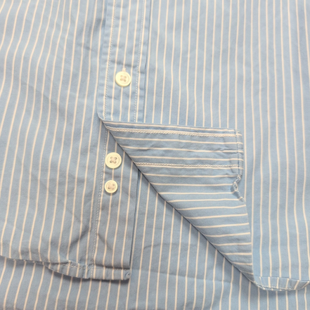 Chemise Polo Ralph Lauren Polo Jeans Company XL Bleu Rayures manches longues